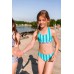 Just Beach Girls reversible sporty bikini Ocean Stripe